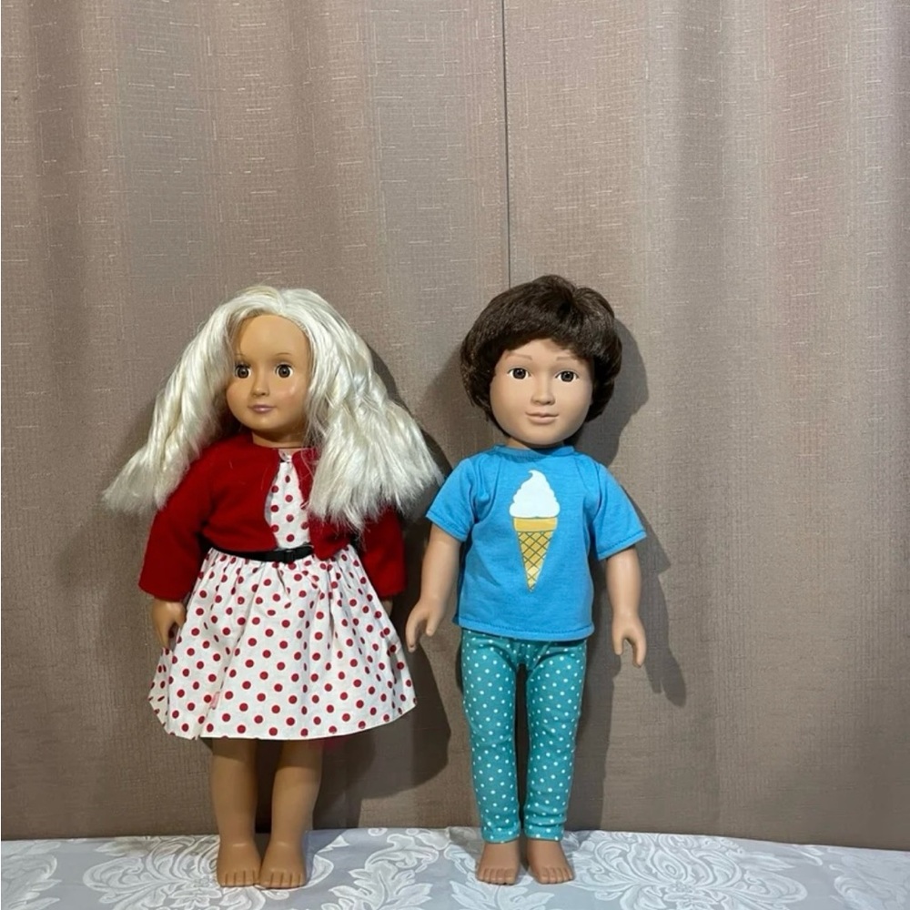 Our Generation Doll Salon Set with Rose & Oliver Dolls GUC - Picture 2 of 9